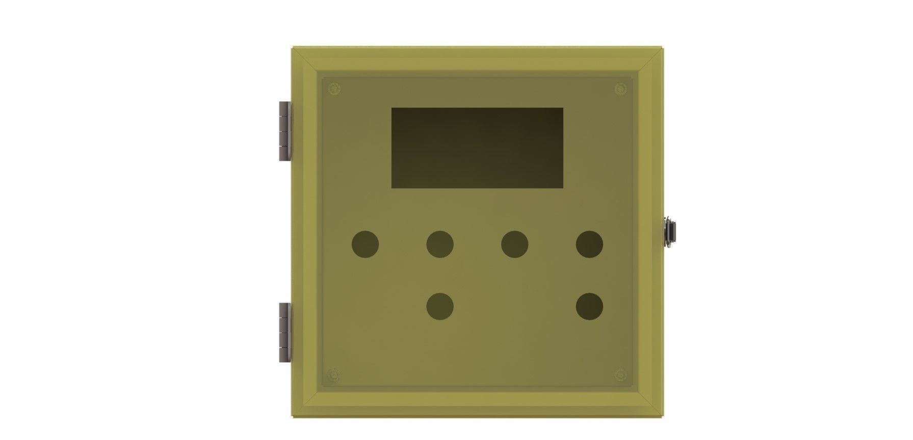 Control Box 300x300x240 Free 3D model_2