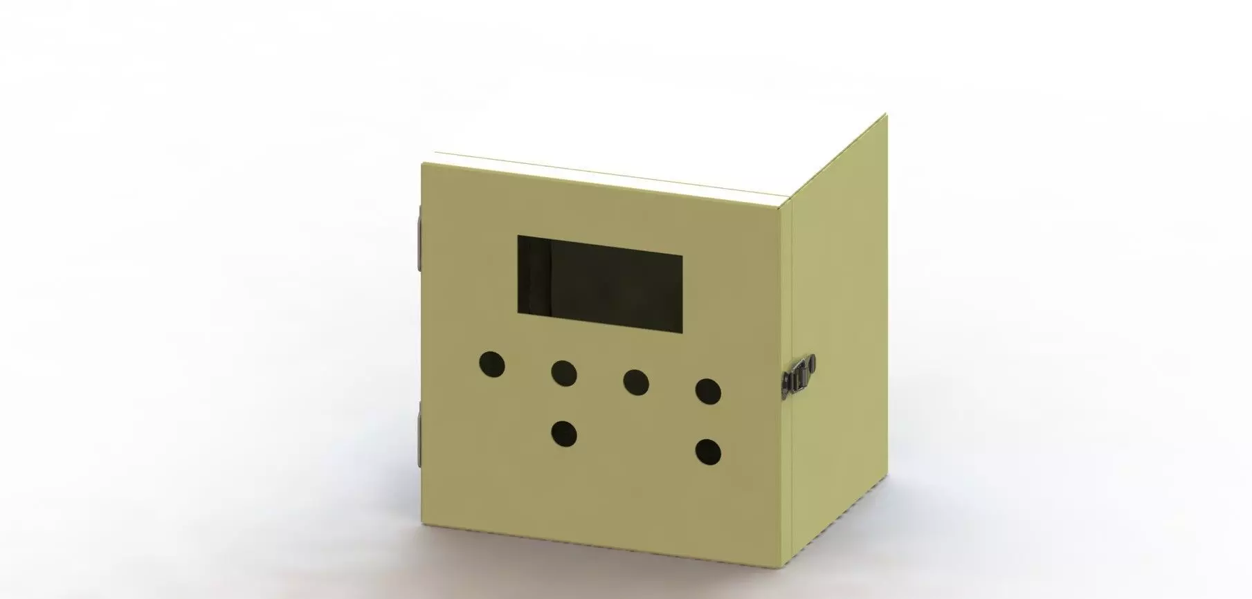 Control Box 300x300x240 Free 3D model_0