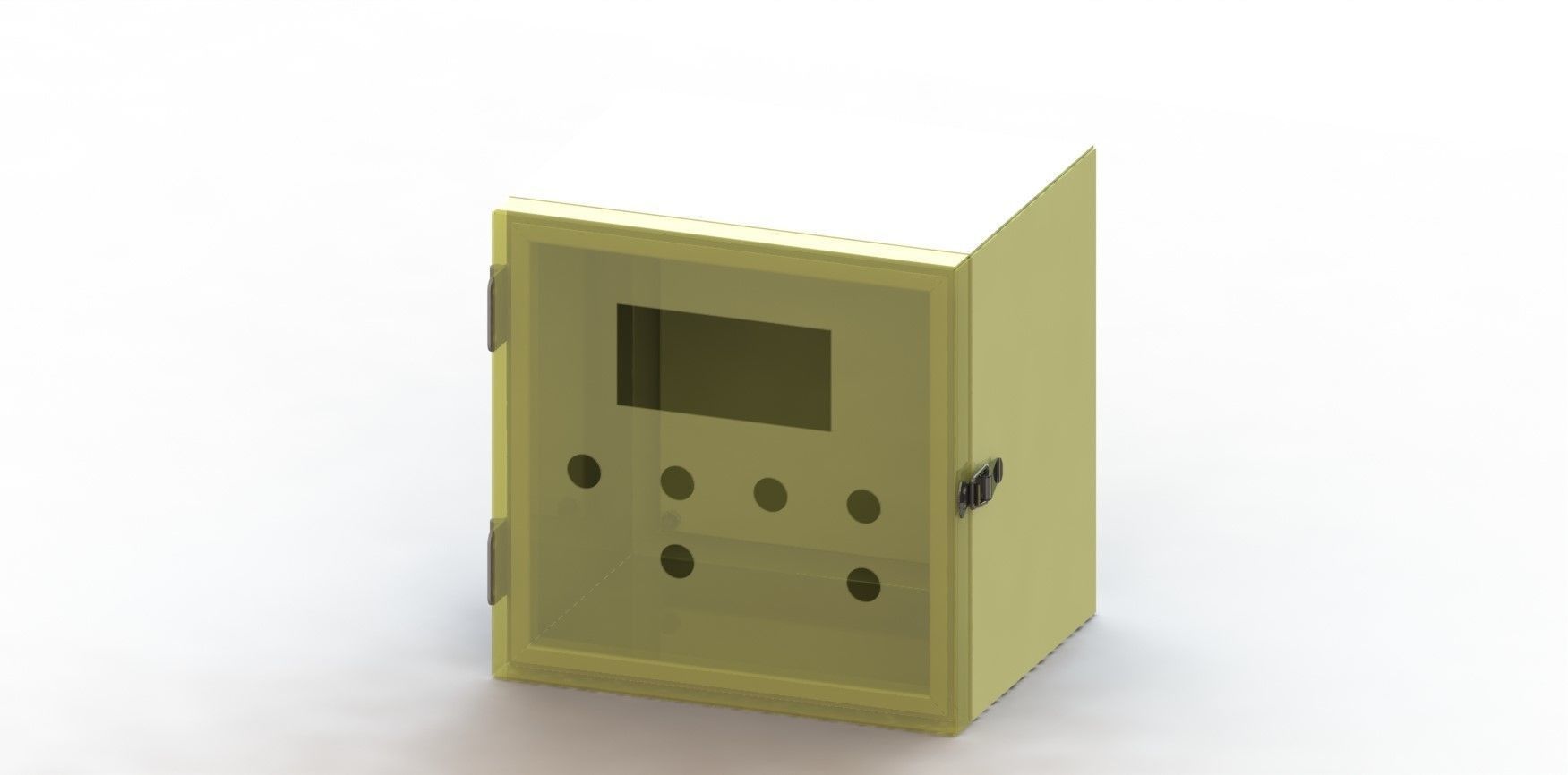 Control Box 300x300x240 Free 3D model_1