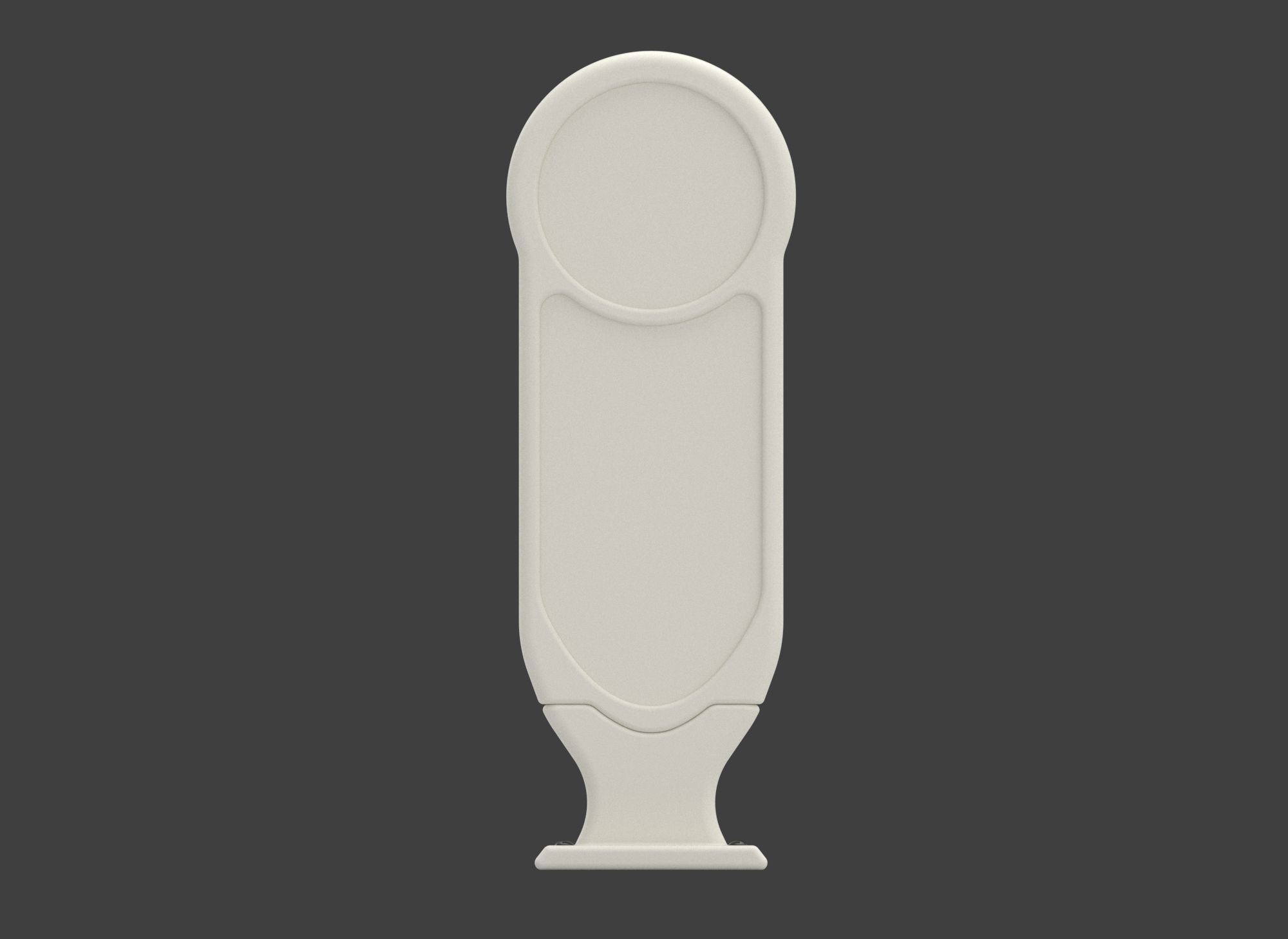 Traffic Island Bollard  Low-poly 3D model_14
