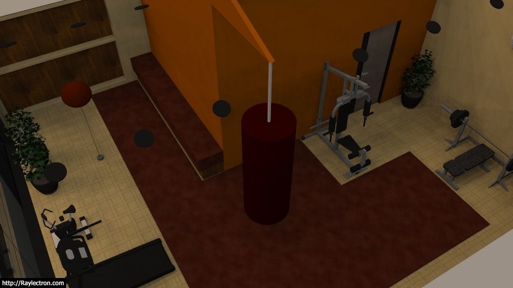 two-storey cottage 3D model_28