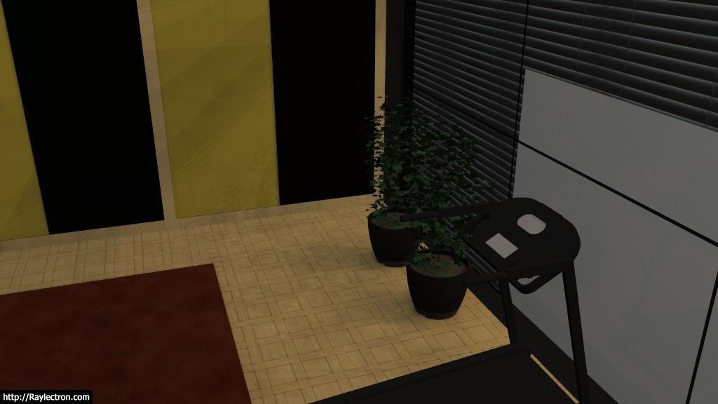 two-storey cottage 3D model_31