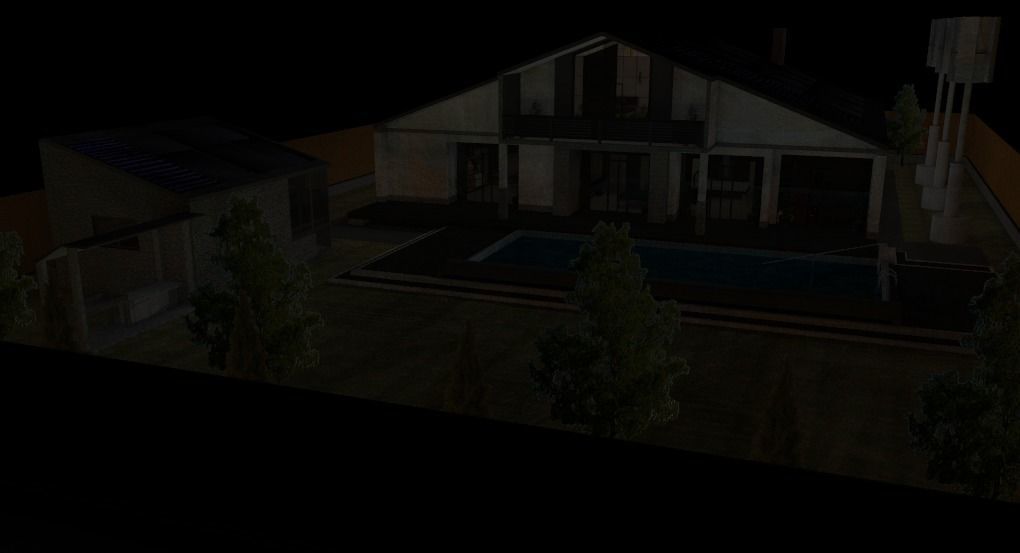 two-storey cottage 3D model_10