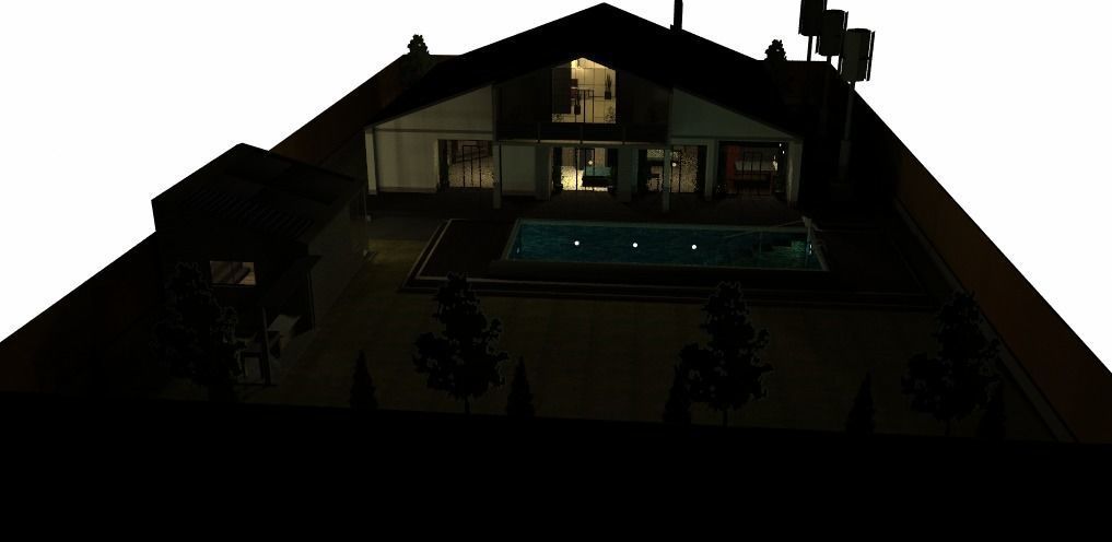 two-storey cottage 3D model_11