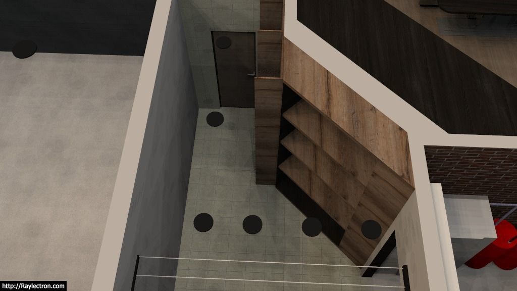 two-storey cottage 3D model_43