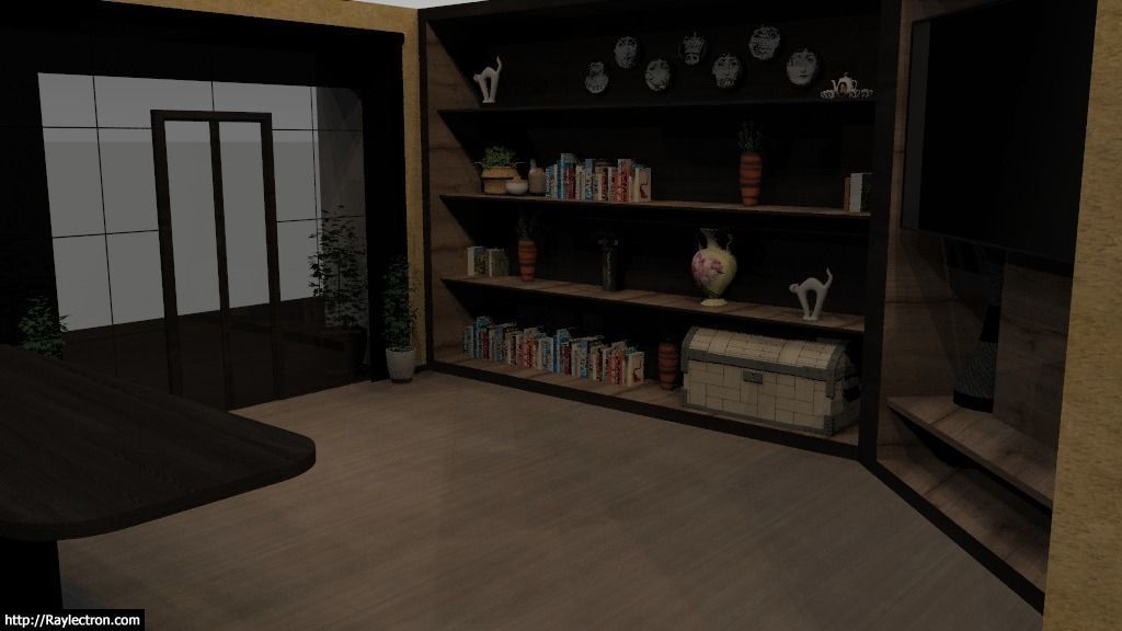 two-storey cottage 3D model_42