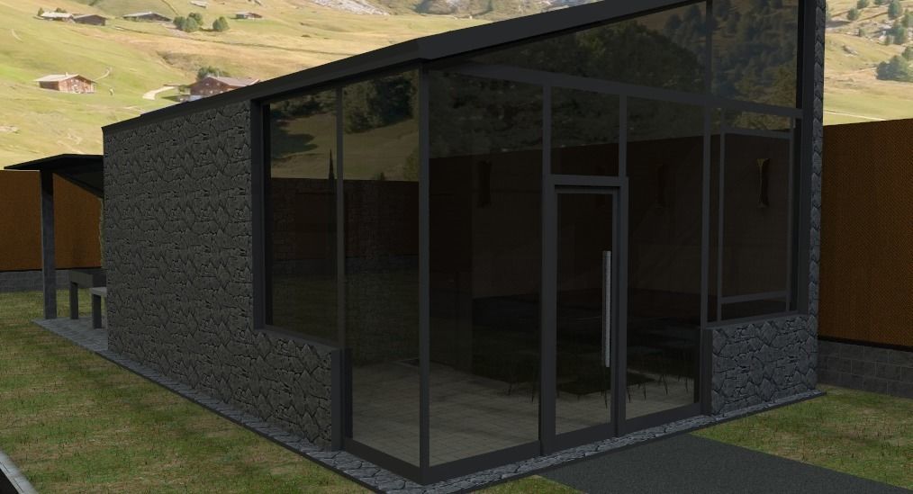 two-storey cottage 3D model_23