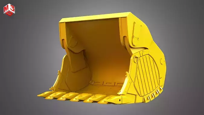 Excavator Bucket -  6030 FS Hydraulic Mining Shovel  3D model