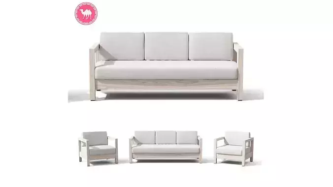 Arca Driftwood Gray Sofa Set