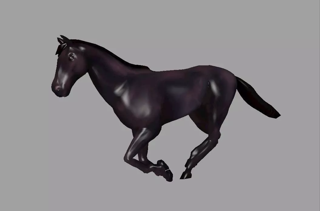 Horse Gallop Animation 3D model