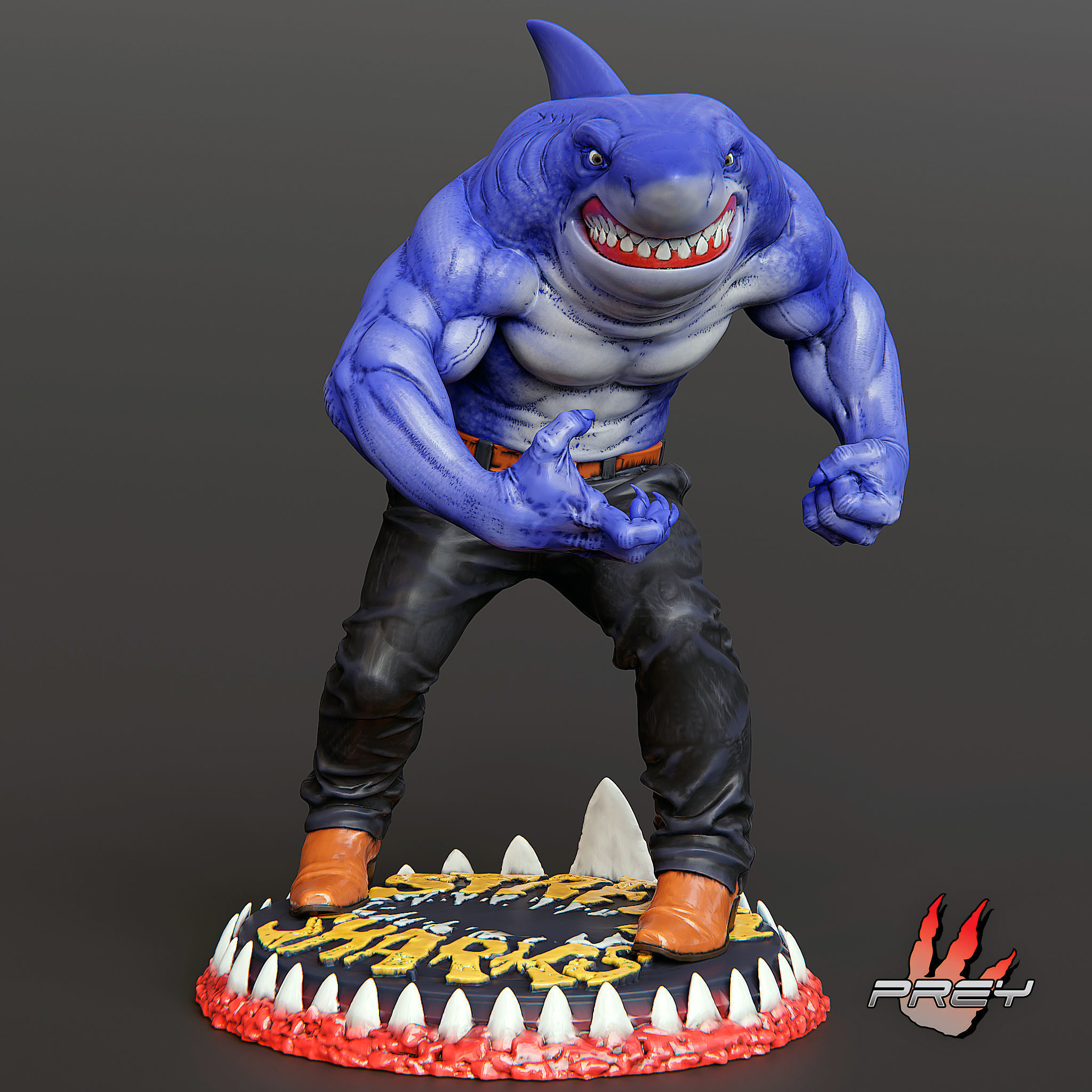 RIPSTER from STREET SHARKS fanart 3D print model