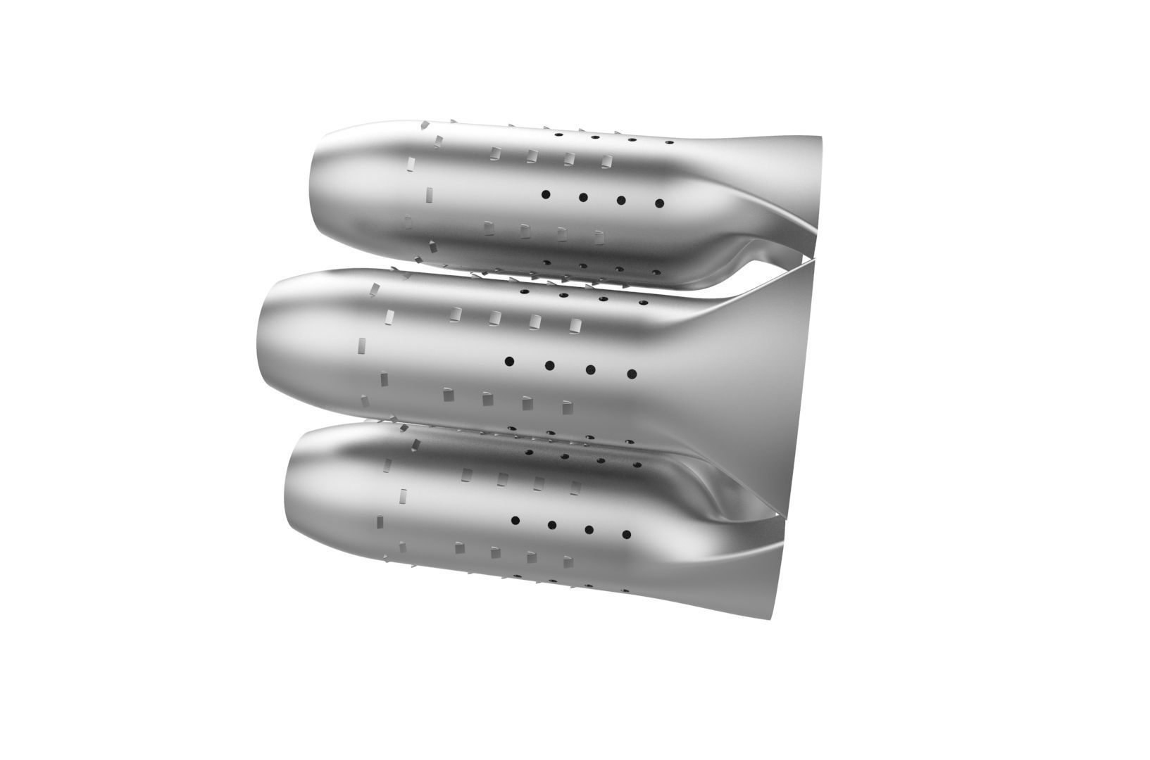 Turbojet engine combustion liner chamber 3D print model_19