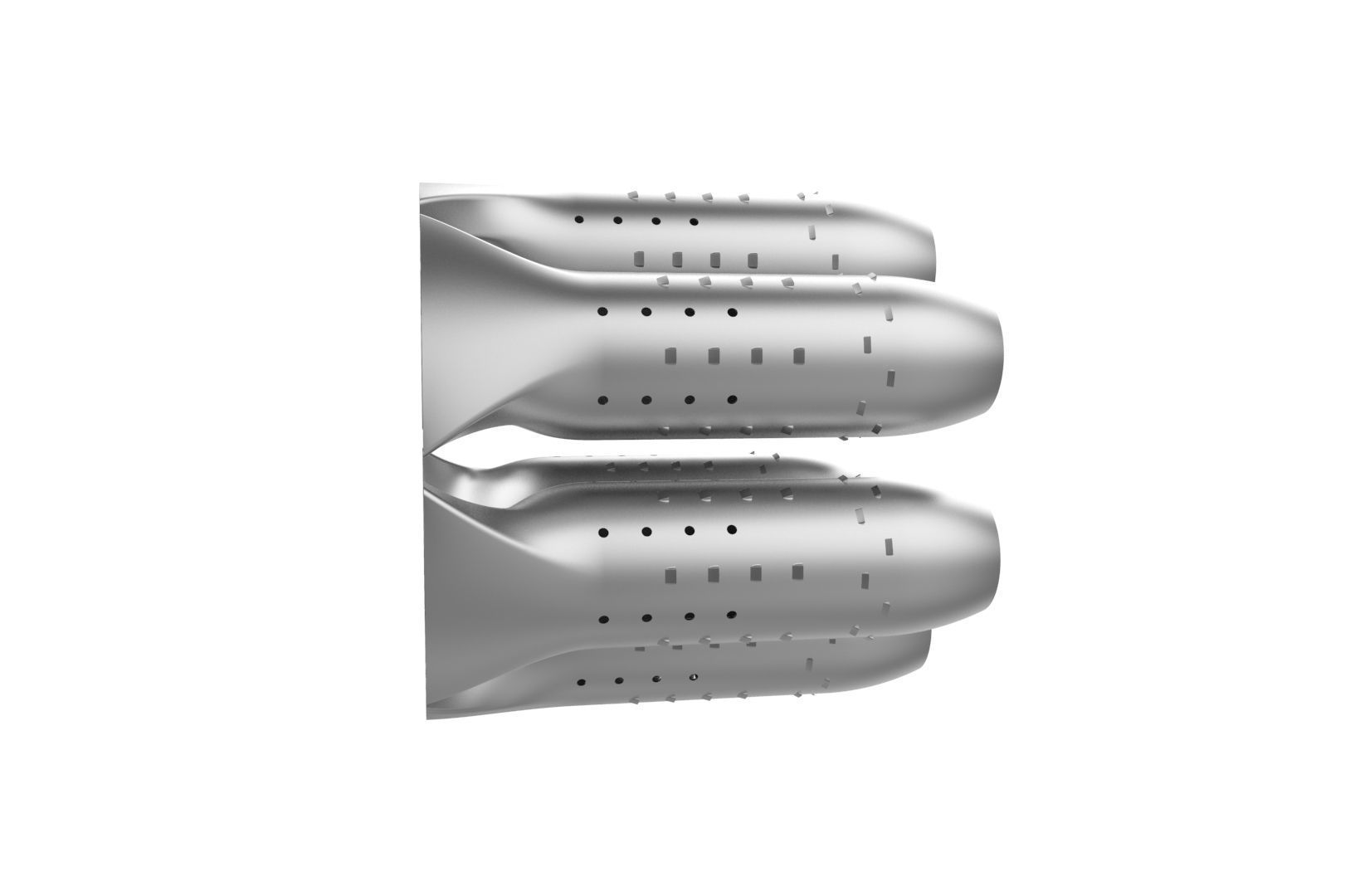 Turbojet engine combustion liner chamber 3D print model_34