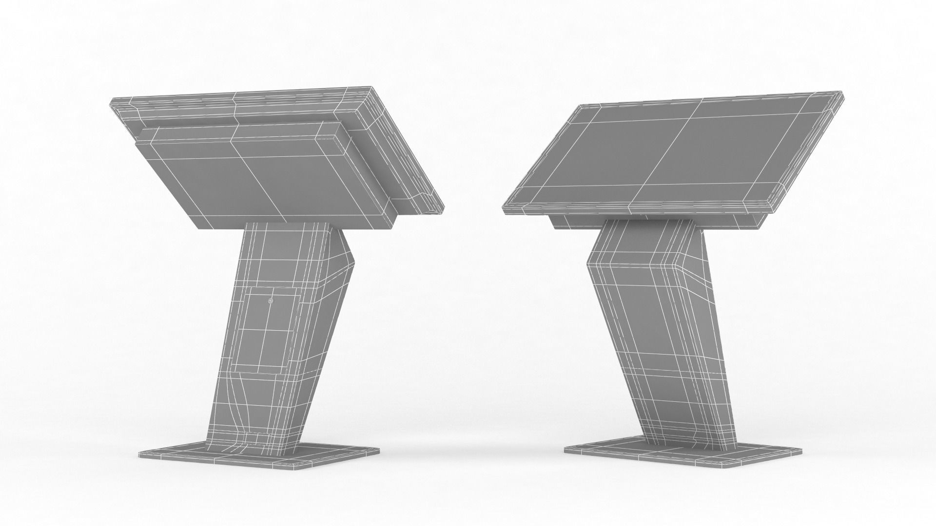 Information Kiosk 3D model_7