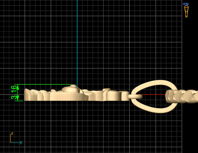 Goofy pendant Silver Gold  Print 3D print model_4