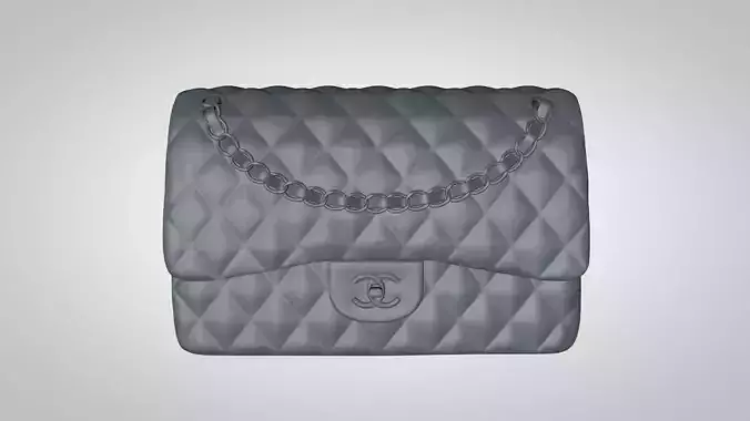 Green Calfskin Classic Double Flap 