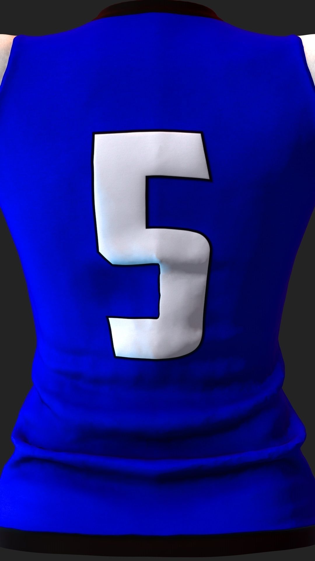 Caucasian Football Soccer Player Male 3D model_15