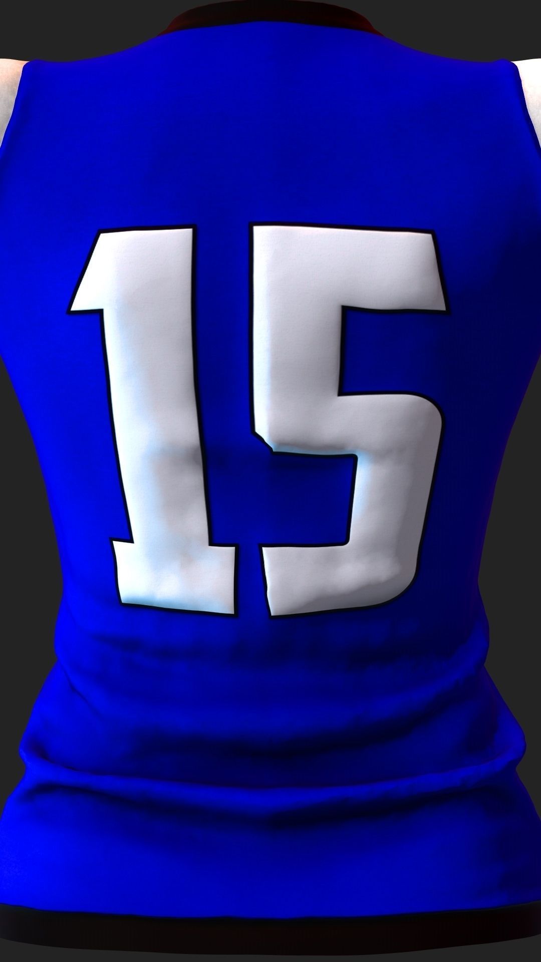 Caucasian Football Soccer Player Male 3D model_25