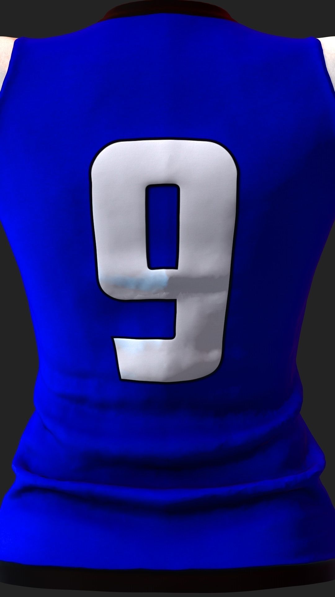 Caucasian Football Soccer Player Male 3D model_19