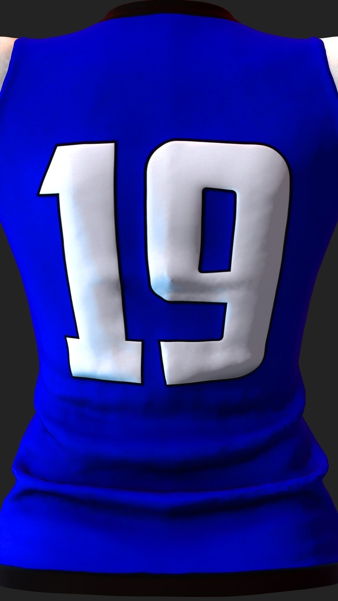 Caucasian Football Soccer Player Male 3D model_29