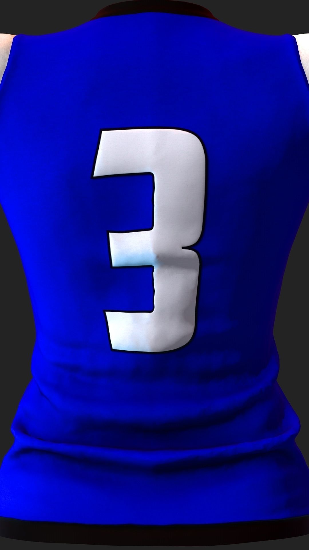 Caucasian Football Soccer Player Male 3D model_13