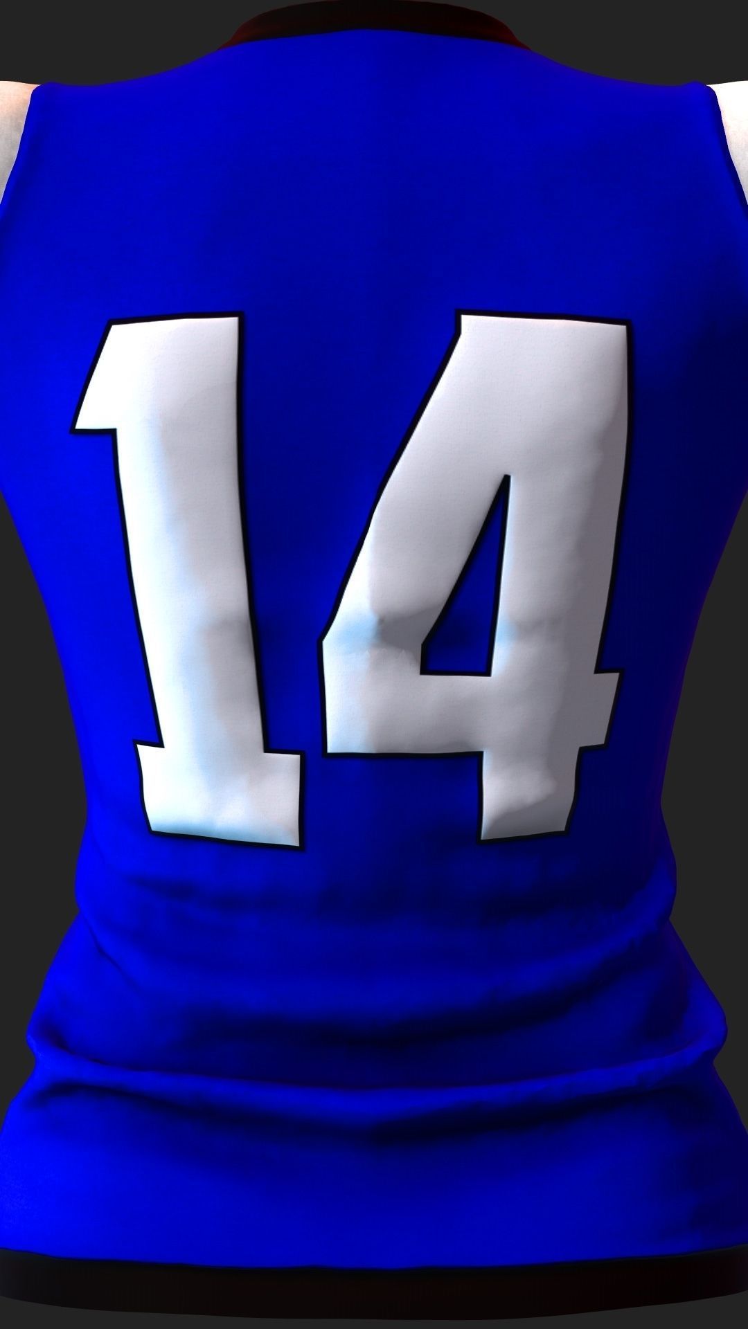 Caucasian Football Soccer Player Male 3D model_24