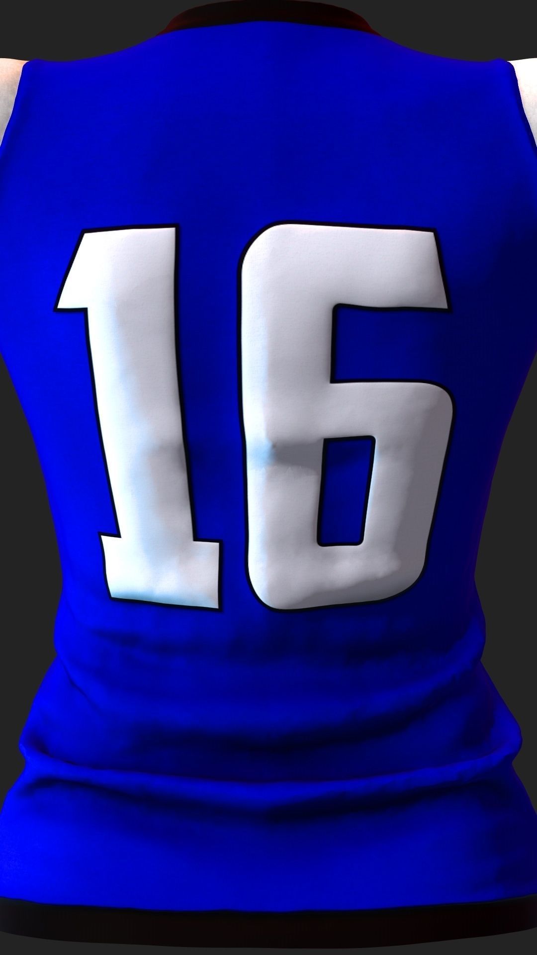 Caucasian Football Soccer Player Male 3D model_26