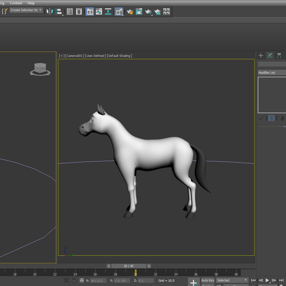 Horse Cartoon 3D model_16