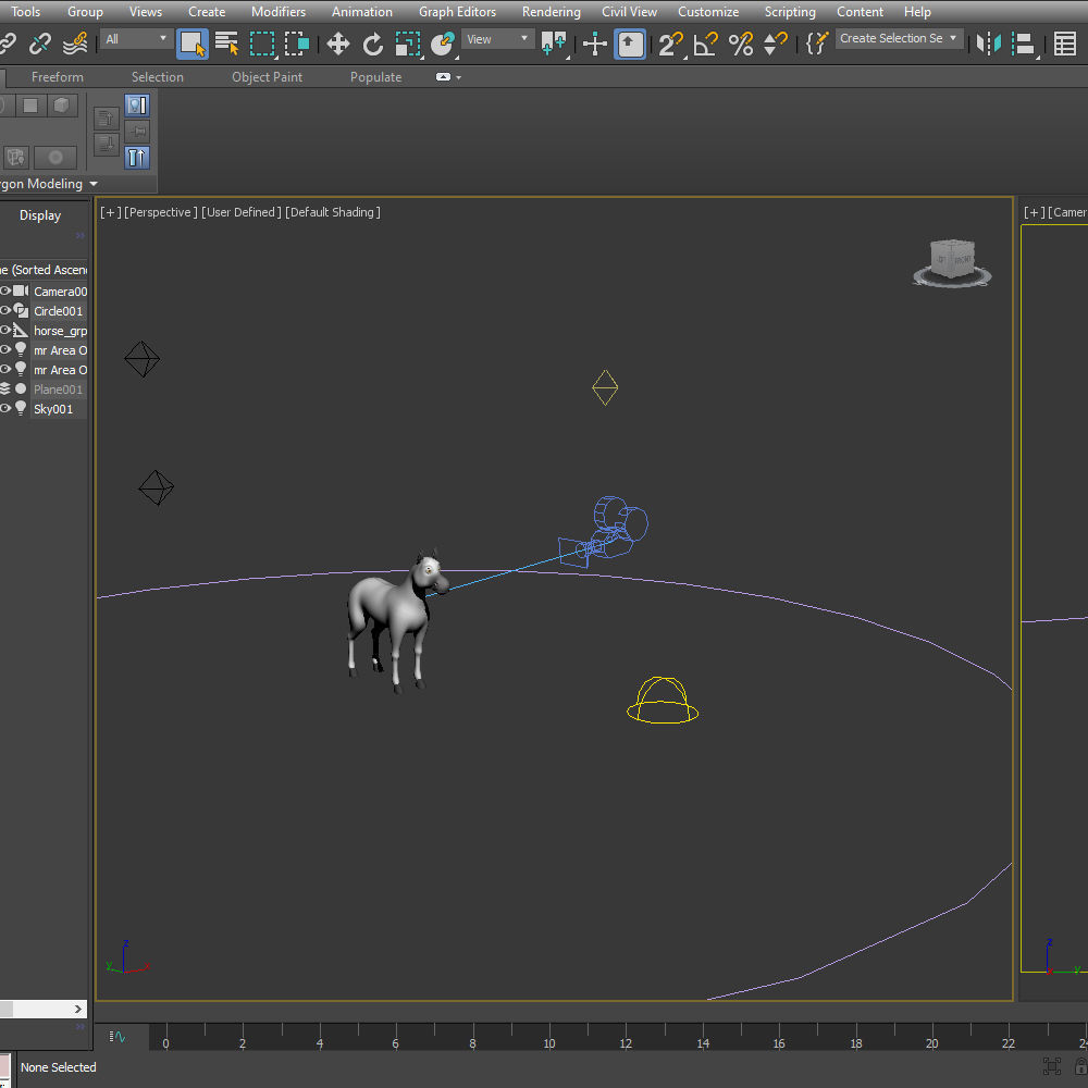 Horse Cartoon 3D model_15