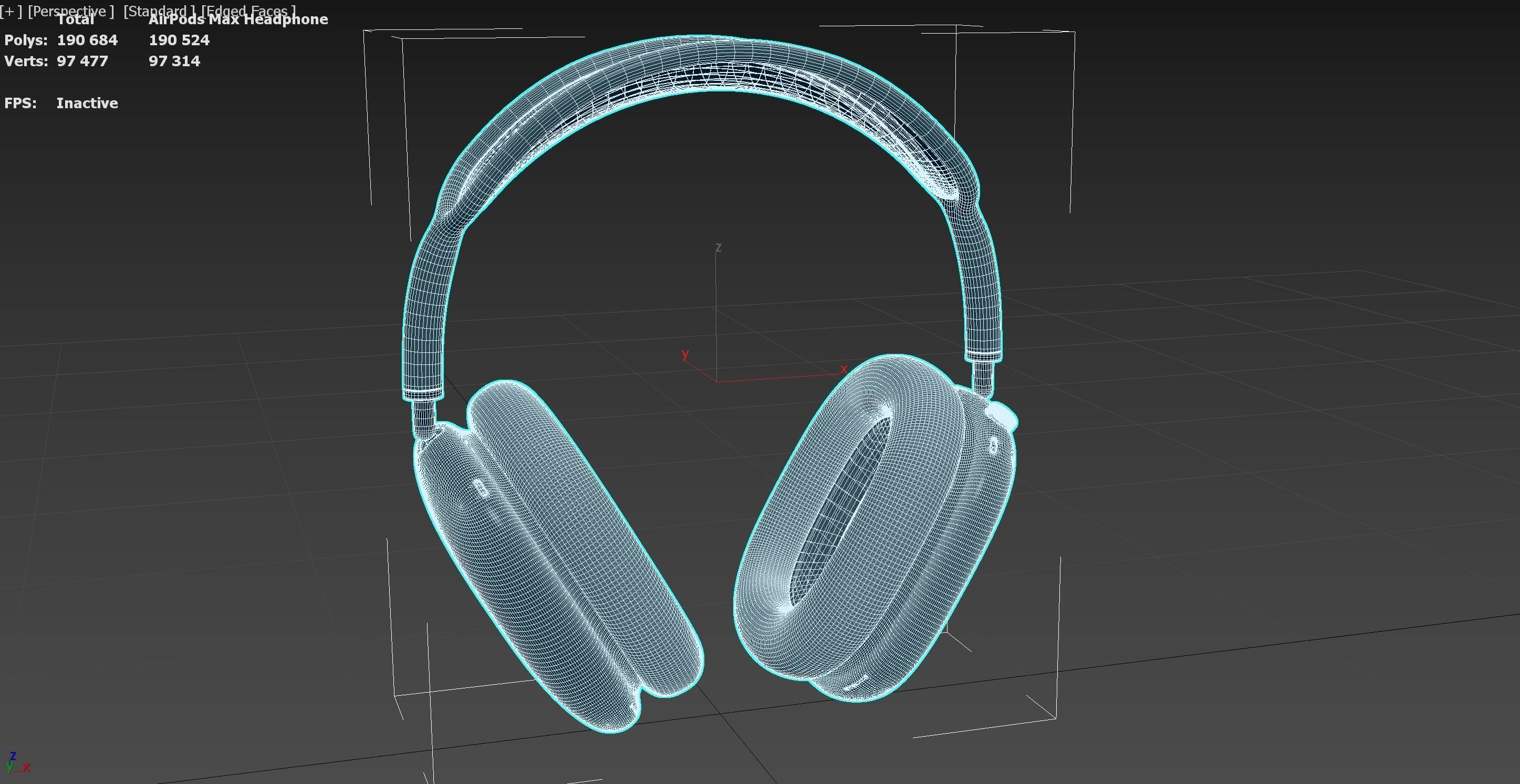 AirPods Max Headphone 3D model_2