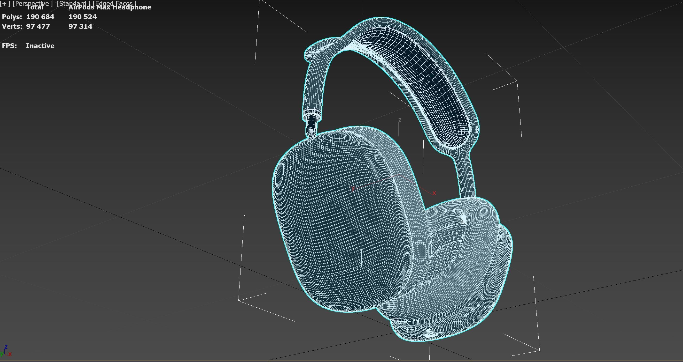 AirPods Max Headphone 3D model_3