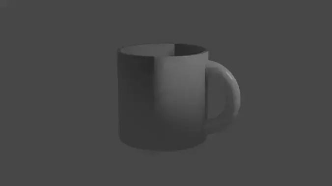 Ceramic Cup For Detail In Games