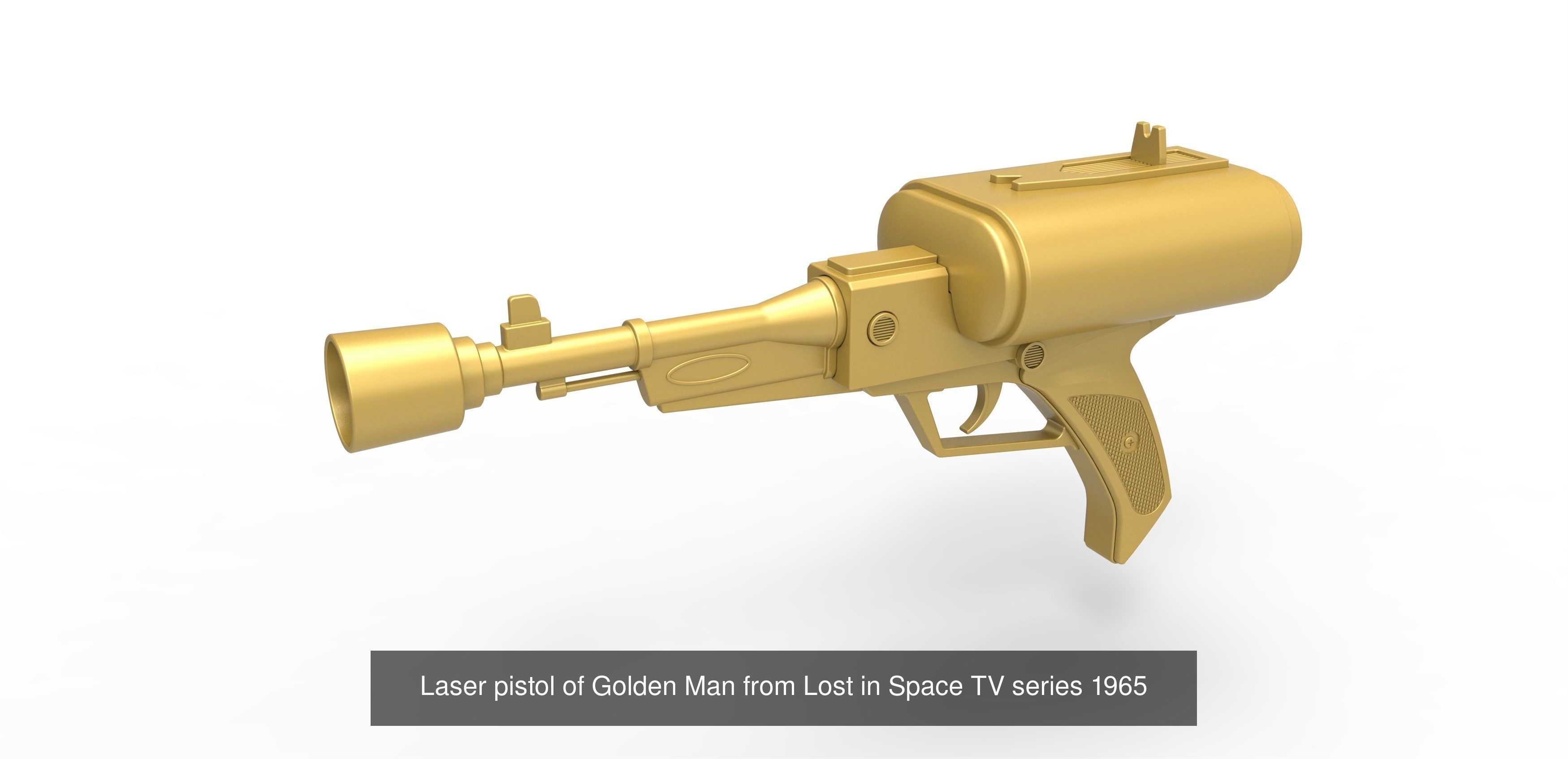 Laser pistols from Lost in Space 1965 TV series 3D Model Collection_3