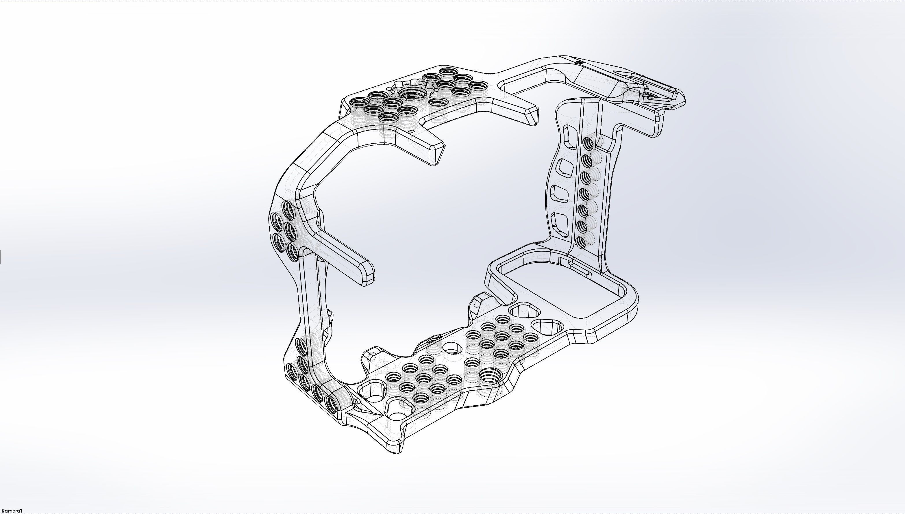 Cage for Camera Nikon Z7 CAD CNC 3D 3D print model_22