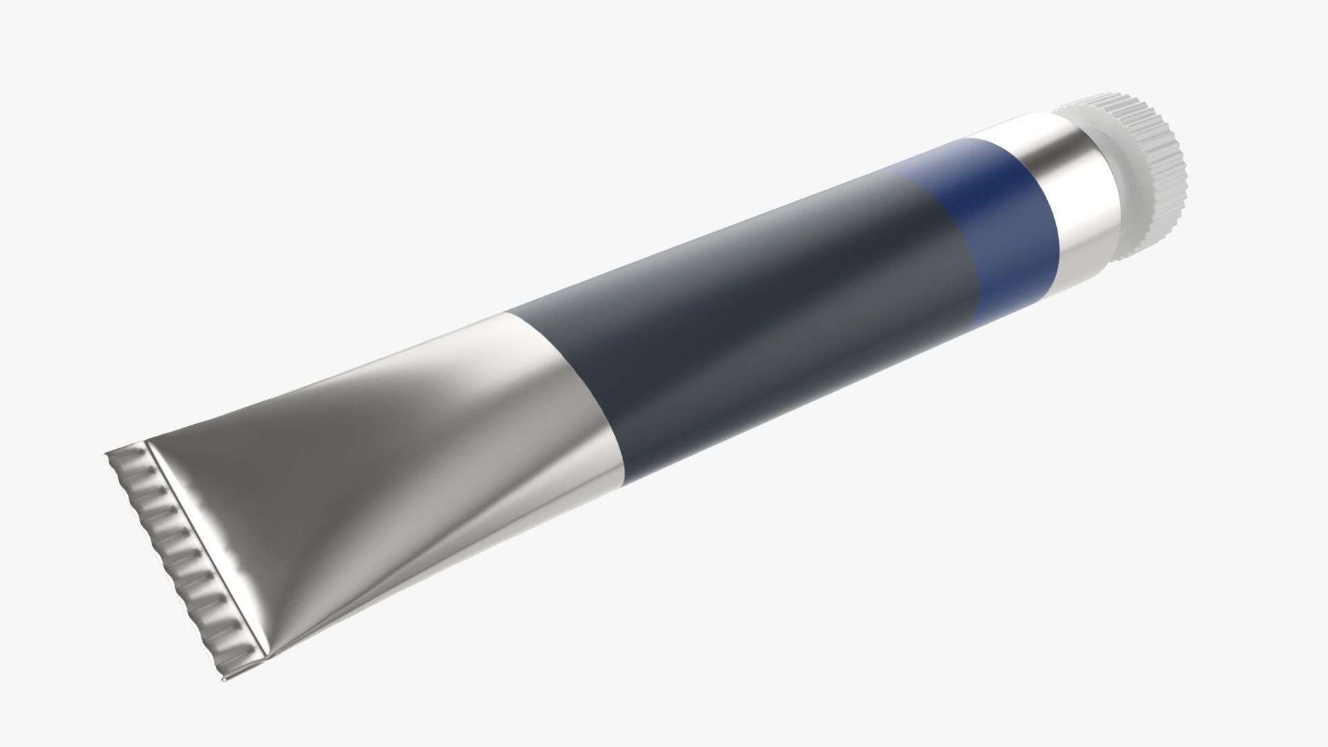 Paint tin tube 02 3D model_1