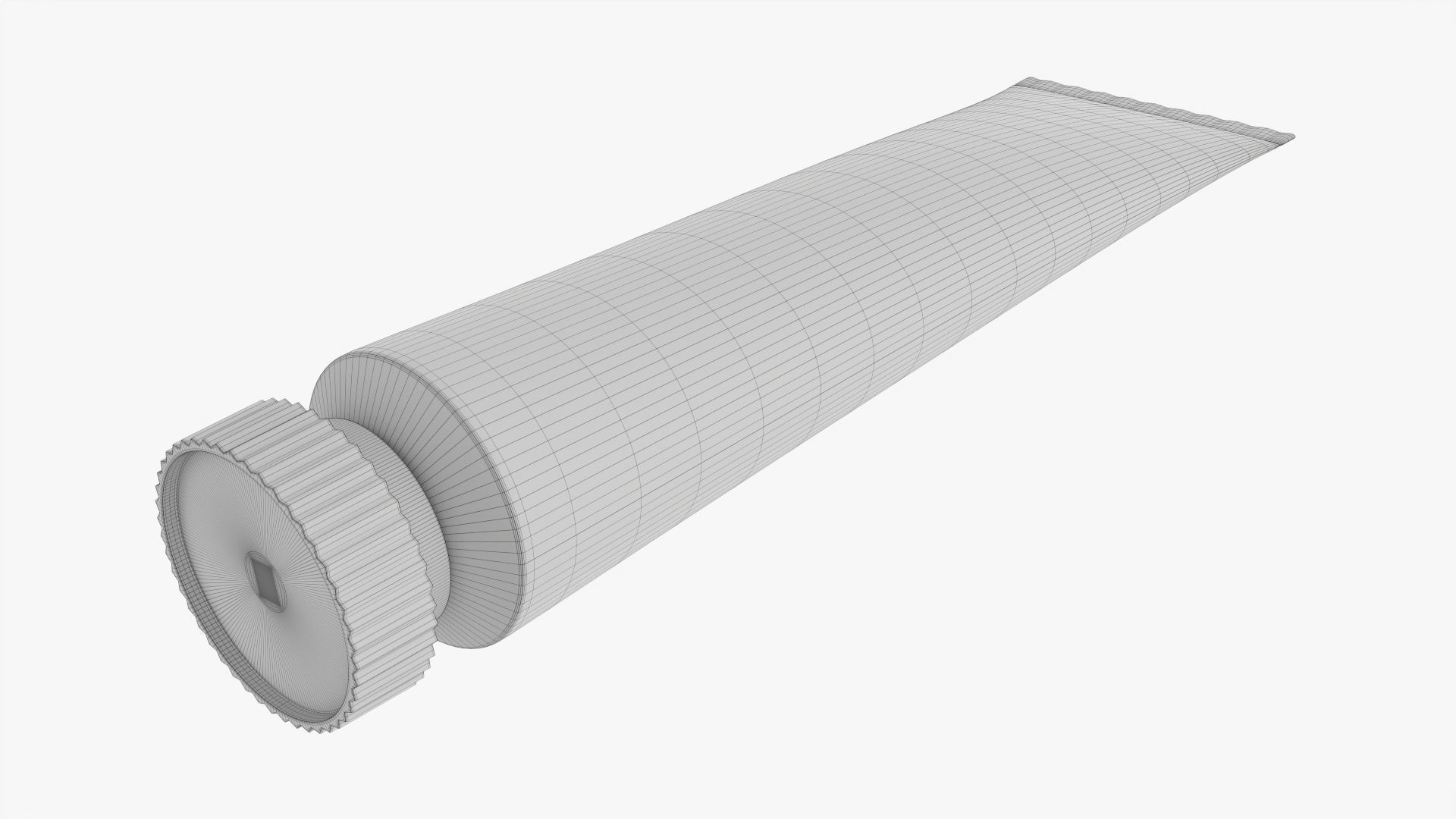 Paint tin tube 02 3D model_9
