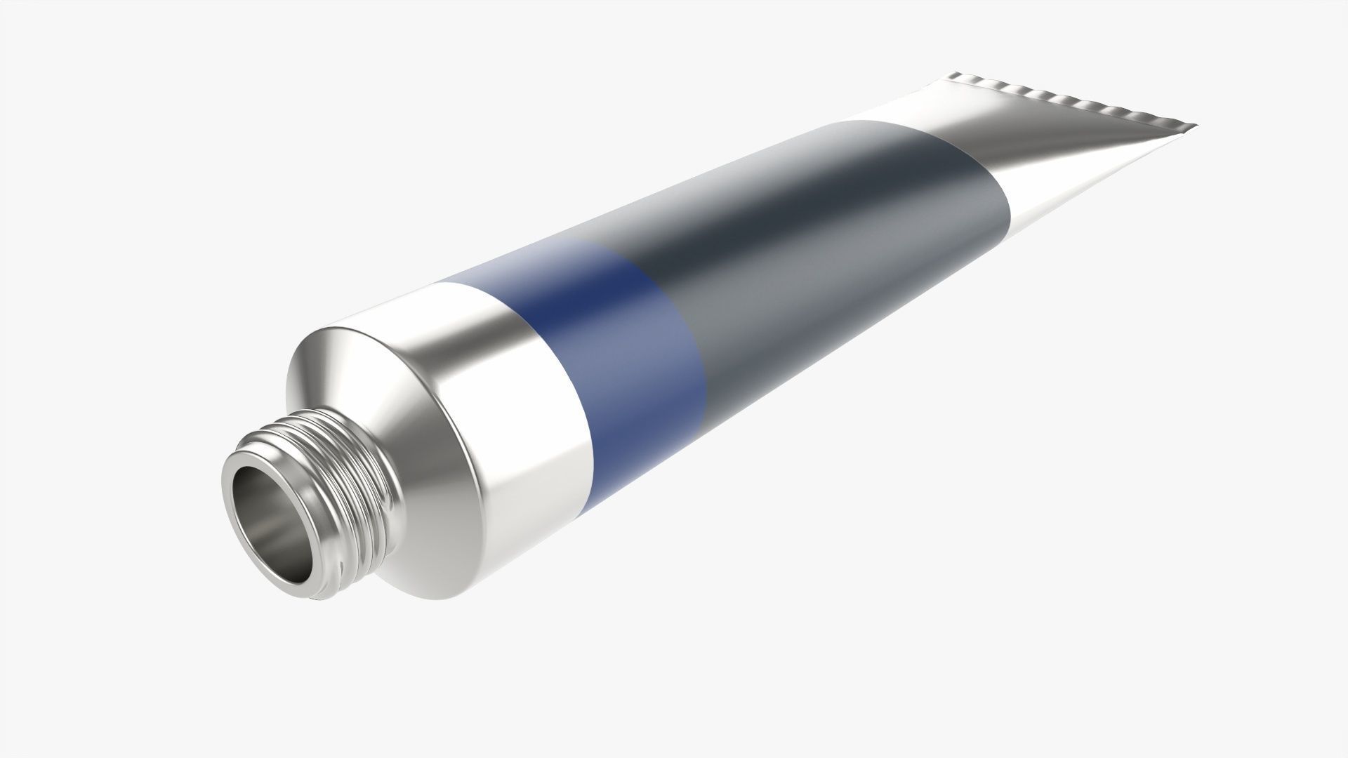 Paint tin tube 02 3D model_3