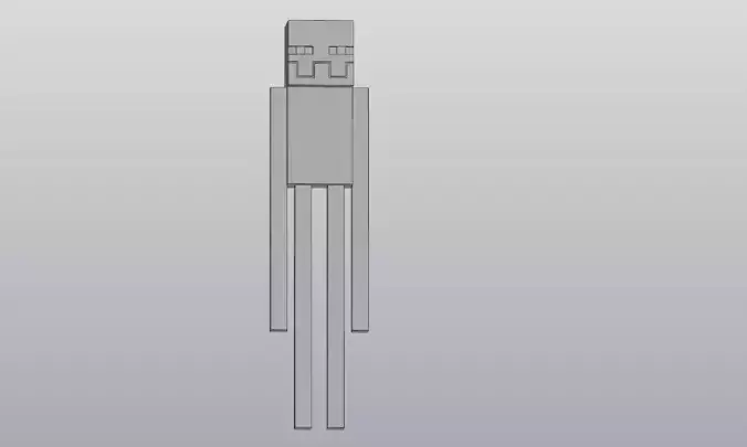 Minecraft Enderman 3D model printing  3D print model
