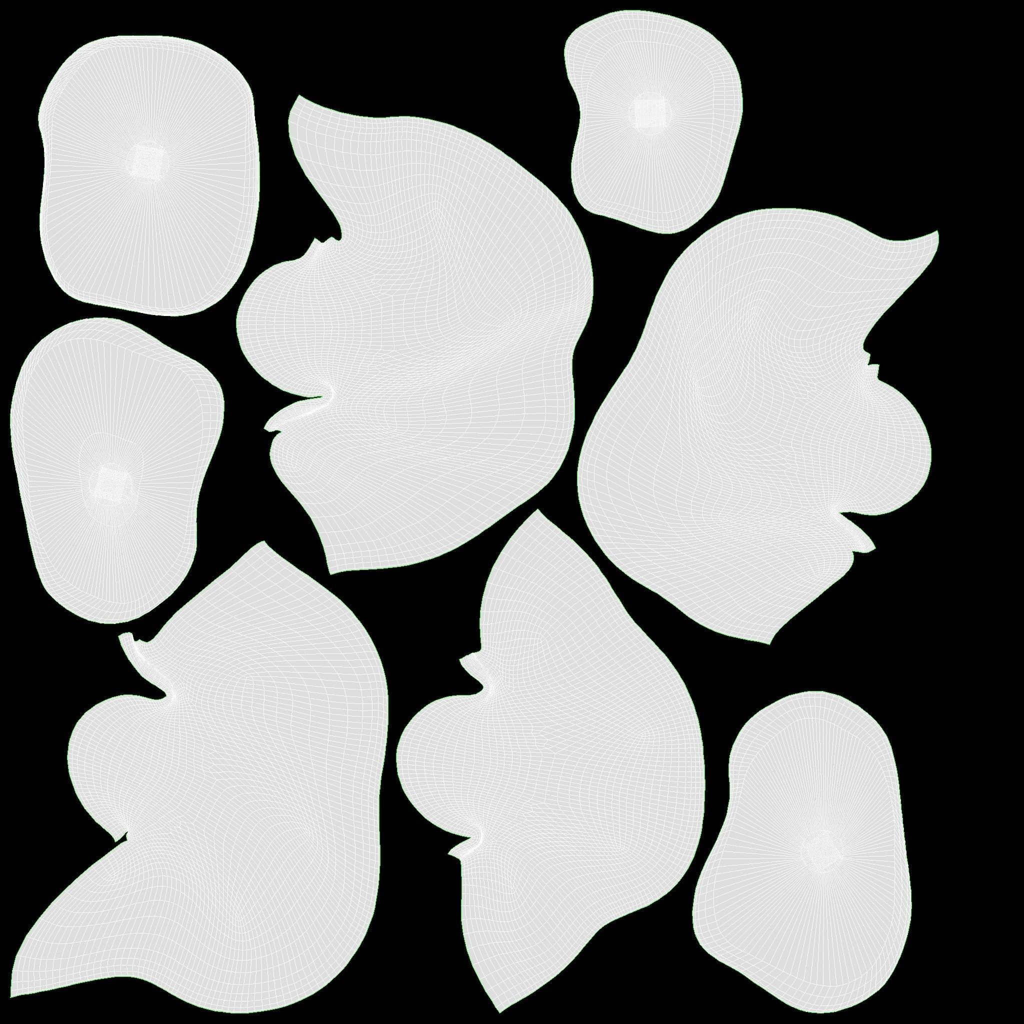 Tin paint tubes opened 3D model_14