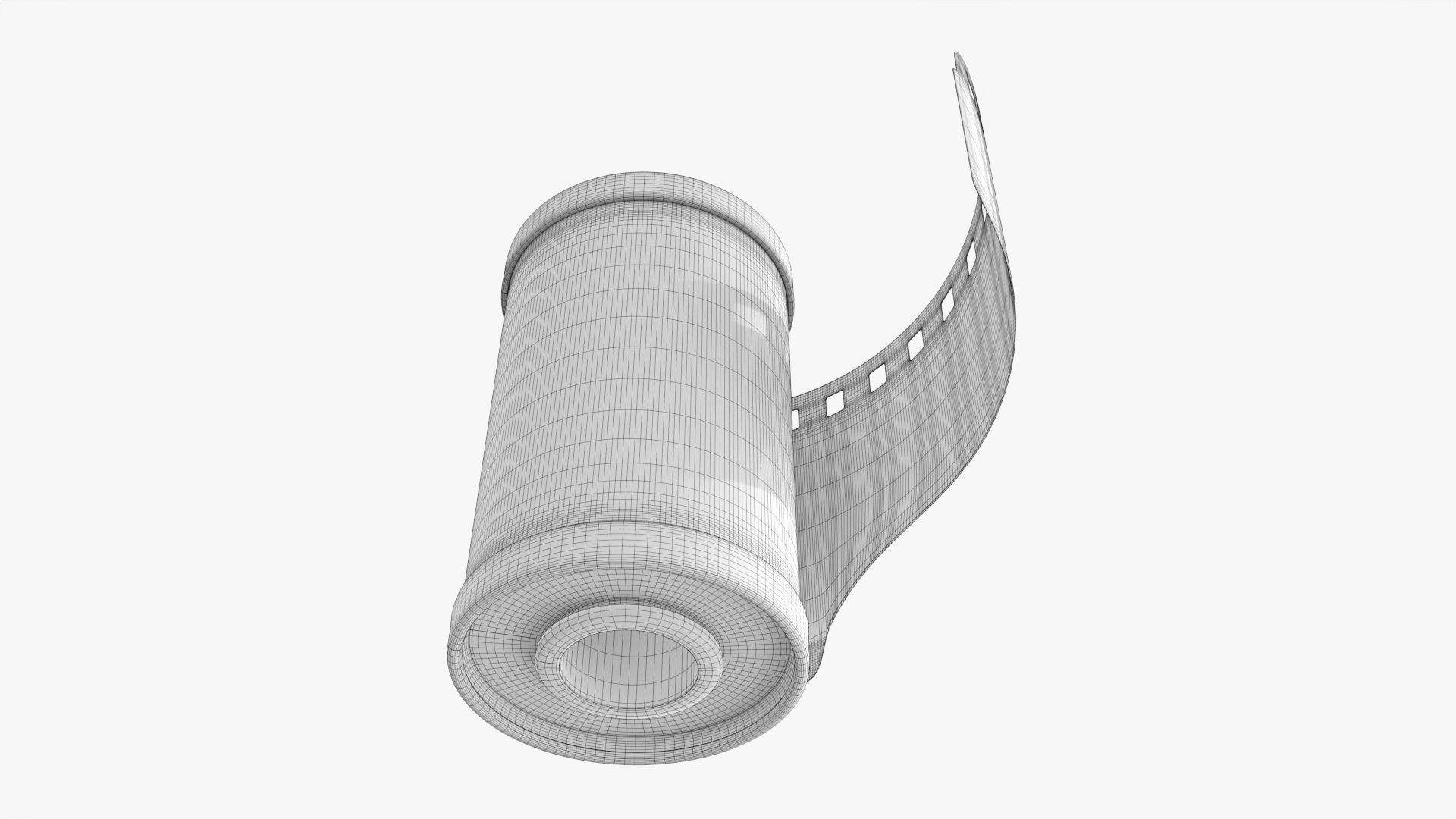 Photographic film cassette 3D model_8
