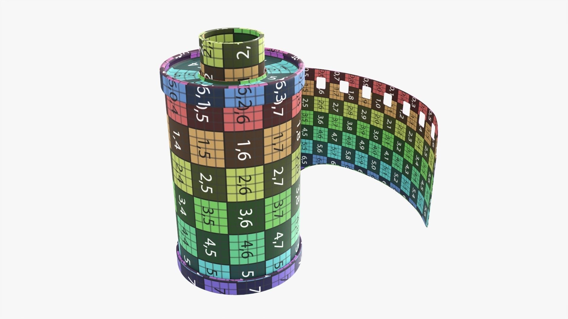 Photographic film cassette 3D model_10