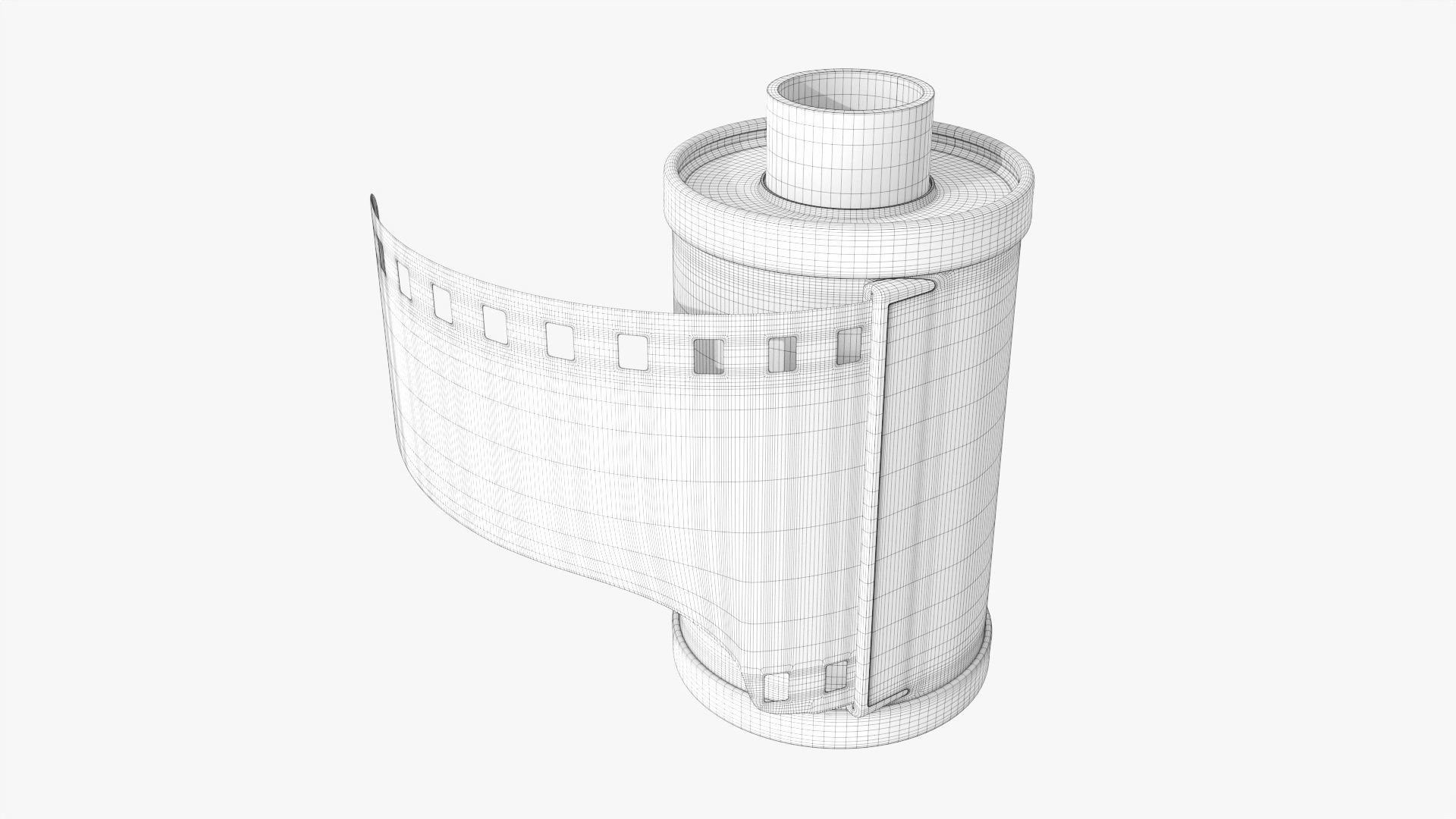 Photographic film cassette 3D model_6