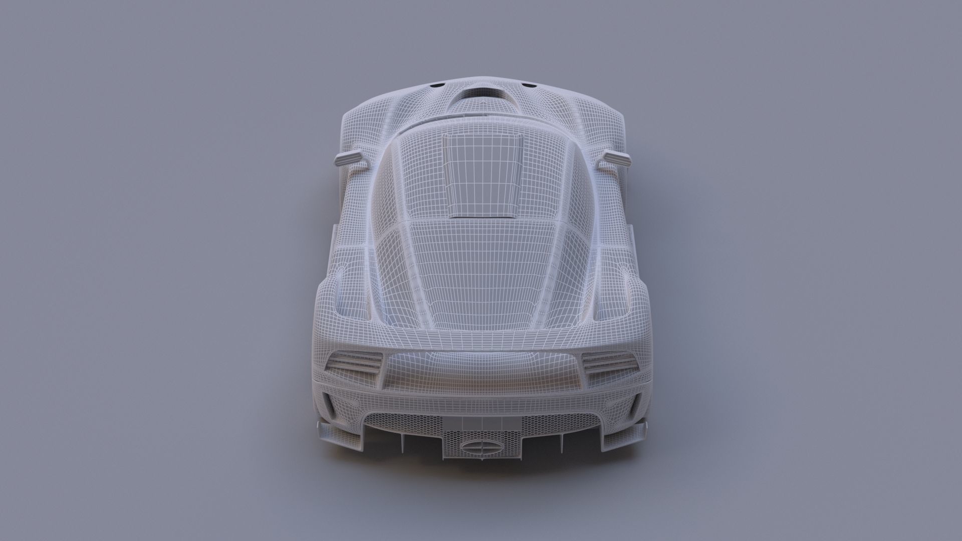 3D Generic Sports Car With Realistic V-Ray Materials 3D model_10