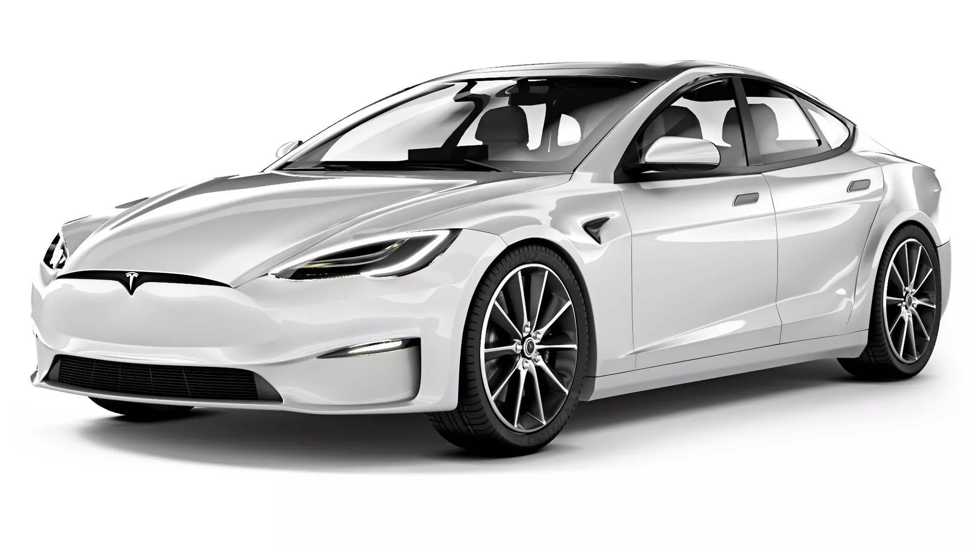 Tesla Model S Plaid 2021 3D model_0