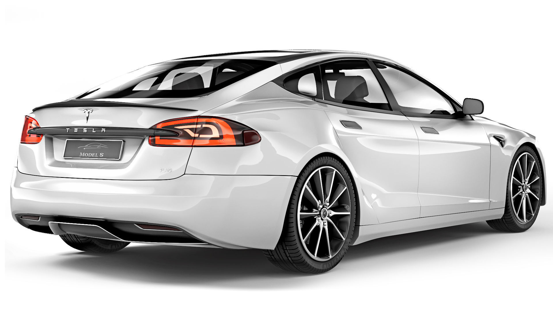 Tesla Model S Plaid 2021 3D model_1