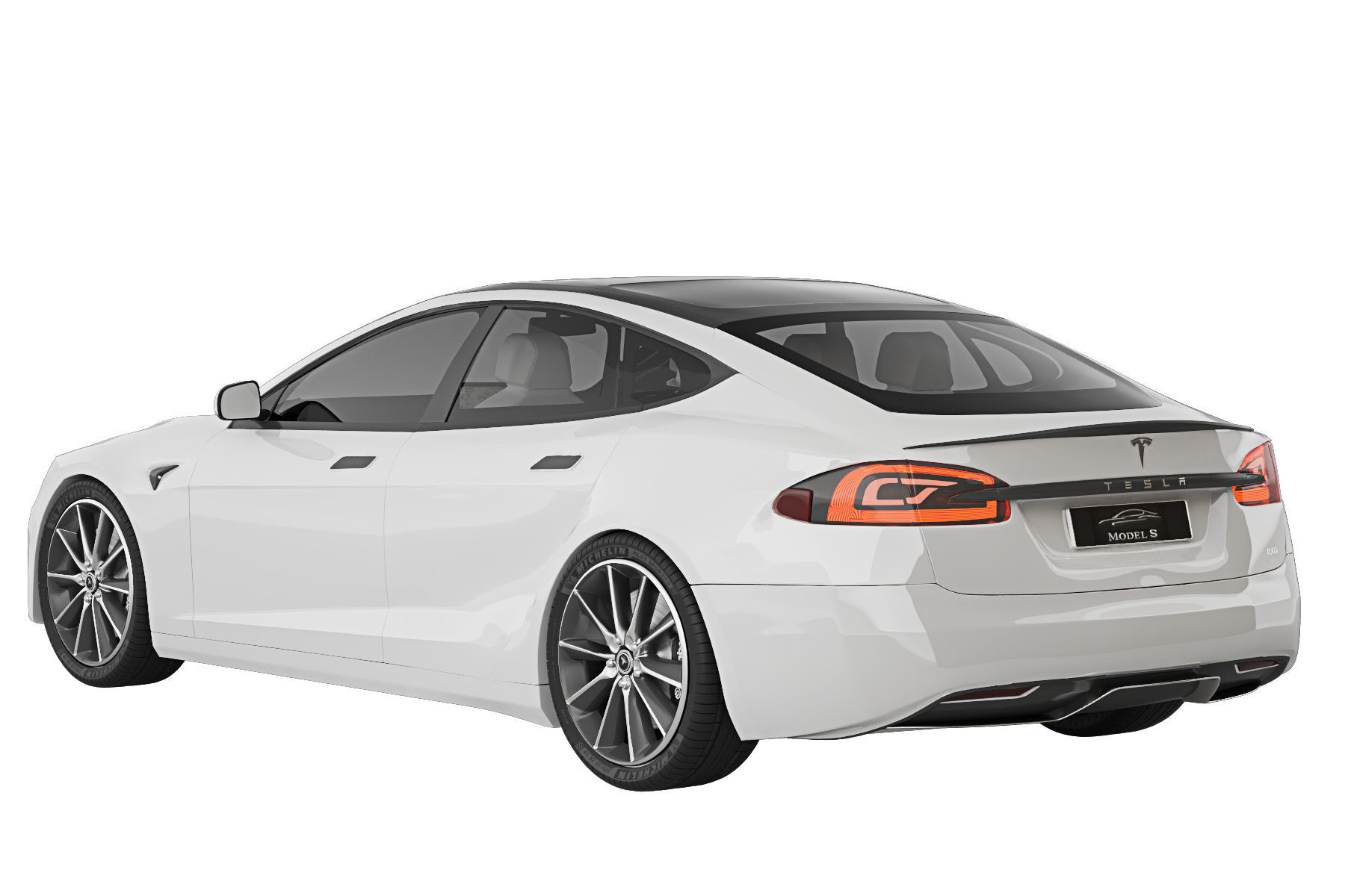 Tesla Model S Plaid 2021 3D model_9