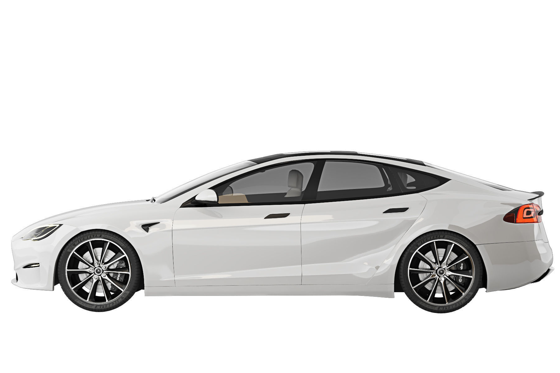 Tesla Model S Plaid 2021 3D model_8