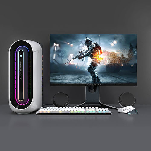 Alienware Aurora r11 computer 3D model