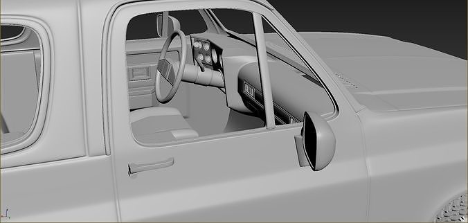 Chevrolet Blazer K5 1984 3D print model 6