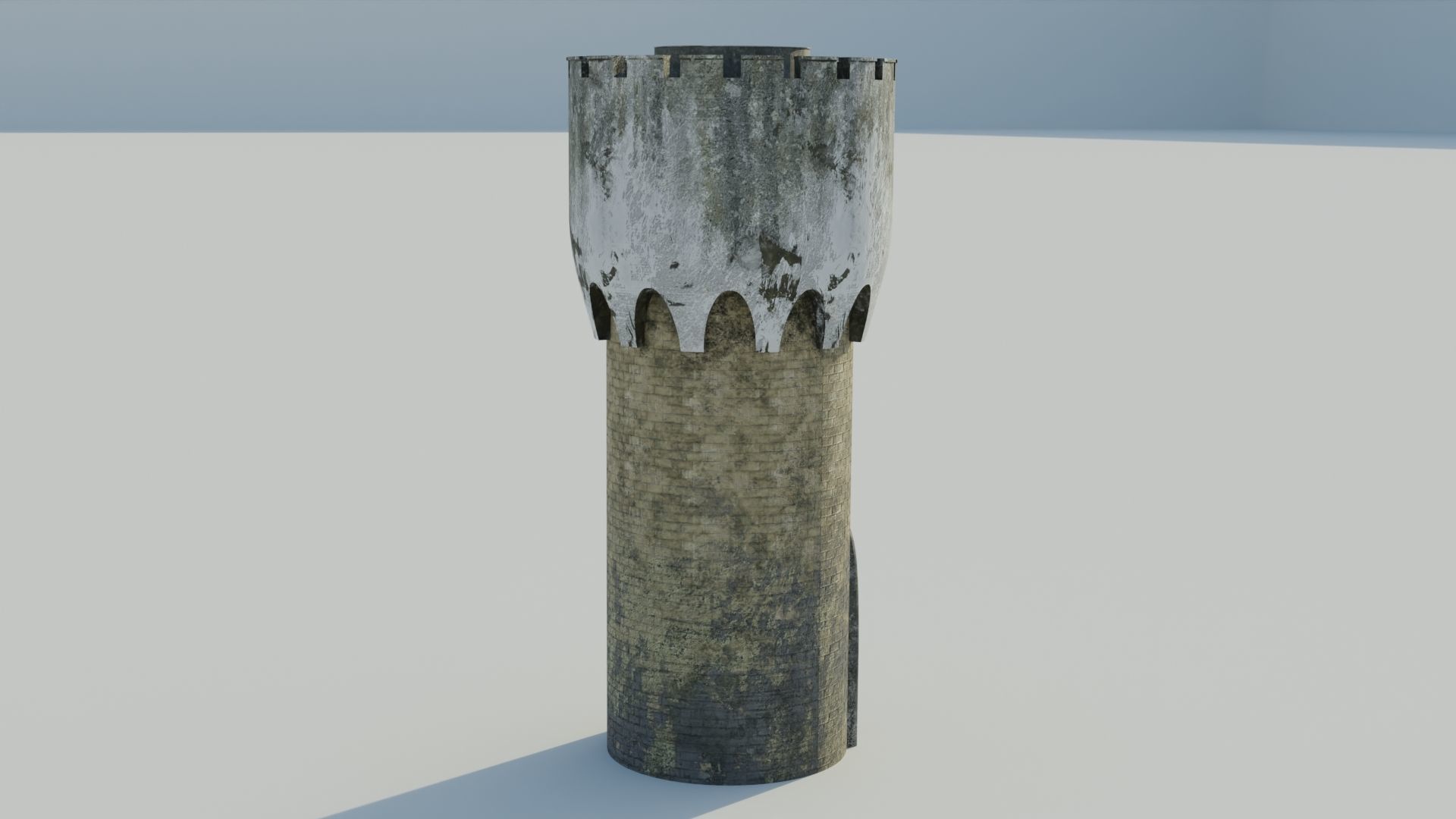 Tower 3D model textures PBR 4K Low-poly 3D model_14